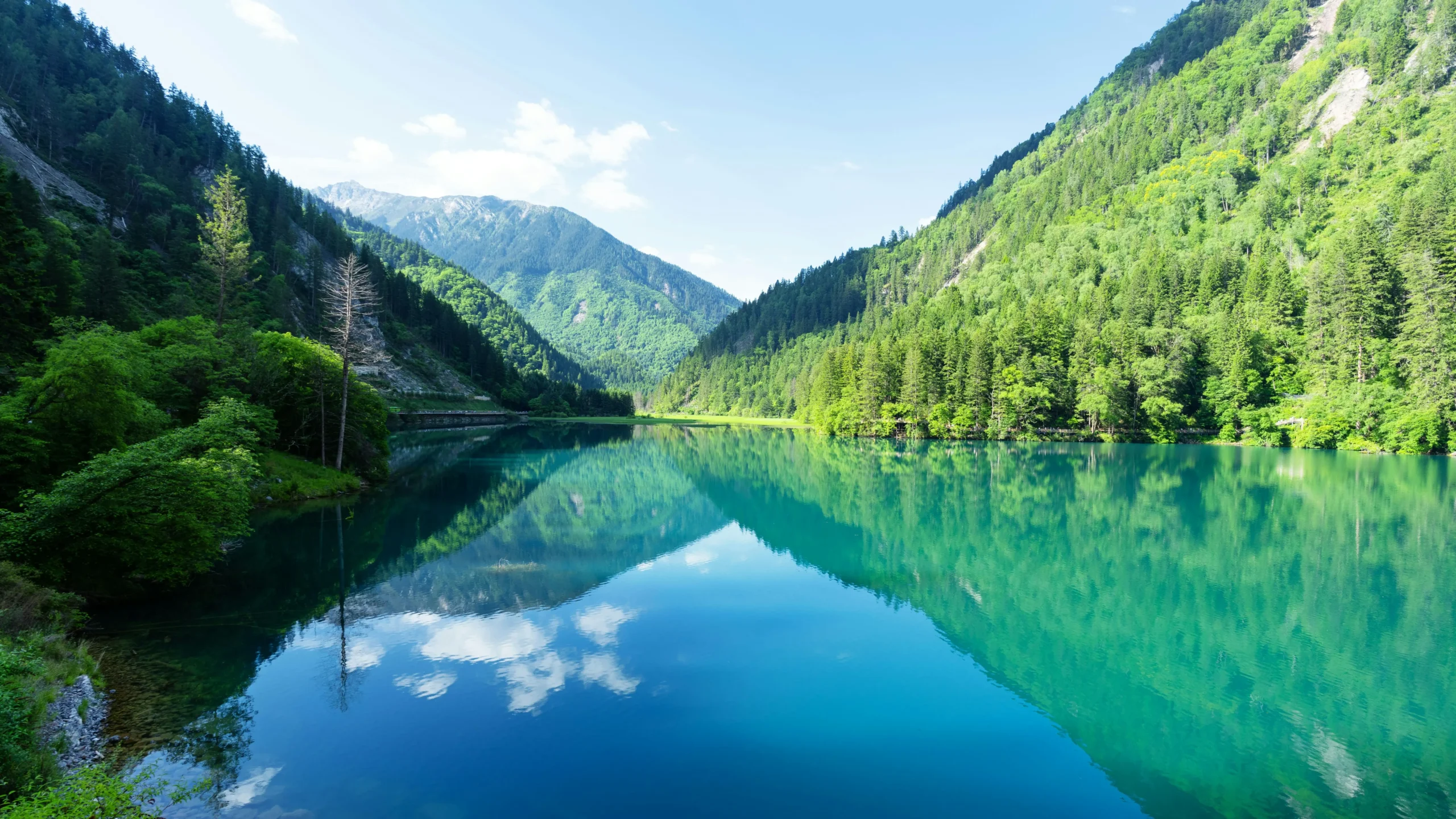 Jiuzhaigou i Sichuan Kina